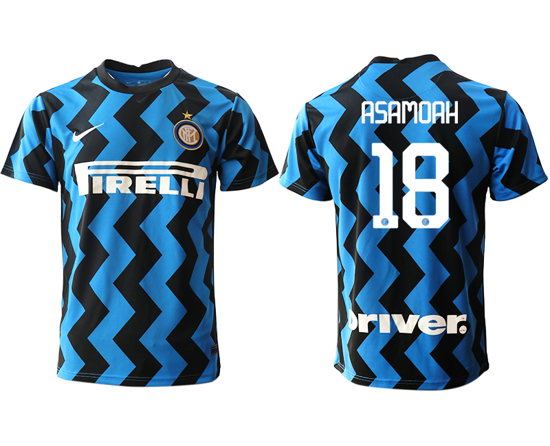 Men 2020-2021 club Inter Milan home aaa versio #18 blue Soccer Jerseys
